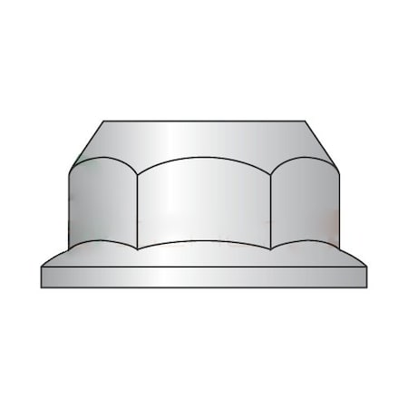 Newport Fasteners Flange Nut, M4-0.70, 18-8 Stainless Steel, Not Graded, 7 mm Hex Wd, 3000 PK 890732